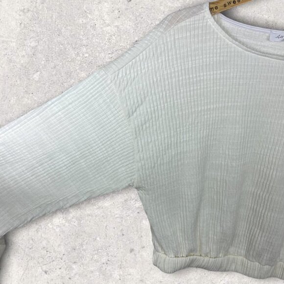 NEW Off White Boat Neck Ribbed Knit Pullover Sweater Nordstrom Size Small NWOT S - Picture 3 of 13